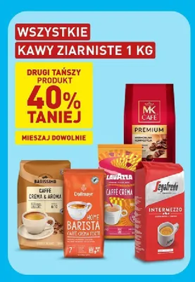 Kawa ziarnista Barissimo Caffè Crema & Aroma promocja w Aldi