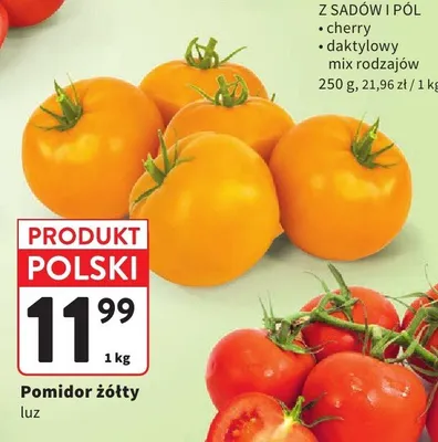 Pomidor żółty luz promocja w Intermarche