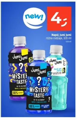 Napój Jumi Jumi Mystery Taste promocja w Dealz