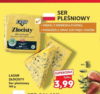 Ser pleśniowy Złocisty Lazur promocja w Kaufland