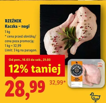 Kaczka - nogi promocja w Lidl
