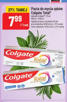 Pasta do zębow Colgate advanced white promocja w POLOmarket