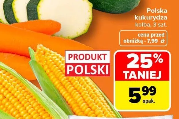 Kukurydza polska promocja w Carrefour