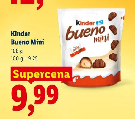 Czekolada Bueno Mini promocja w Lidl