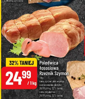 Połędwica łososiowa Rzeźnik Szymon promocja w POLOmarket