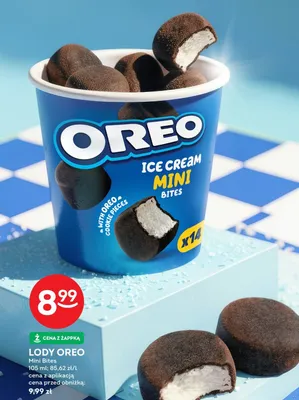 Lody Oreo Ice Cream Mini Bites promocja w Żabka
