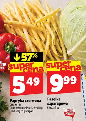 Fasolka szparagowa promocja w TOPAZ
