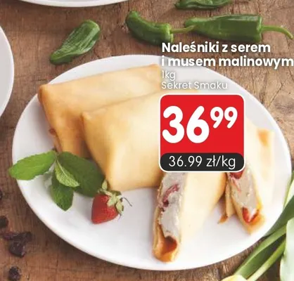 Naleśniki z serem i musem malinowym Sekret Smaku promocja w Market Point