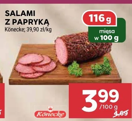 Salami z papryką promocja w Stokrotka