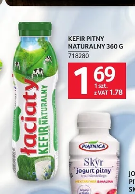 Kefir pitny naturalny Łaciate promocja w Selgros