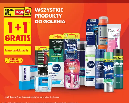 Żel do golenia Gillette Series Soothing promocja w Biedronka