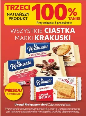 Ciastka wszystkie rodzaje promocja w Kaufland