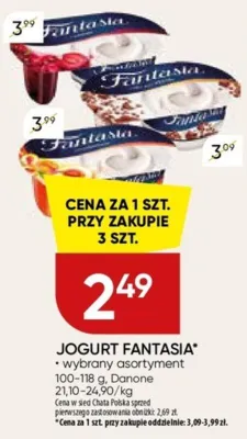 Jogurt Fantasia promocja w Chata Polska