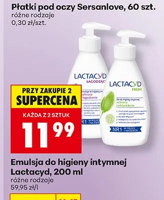 Emulsja do higieny intymnej Lactacyd promocja w Biedronka