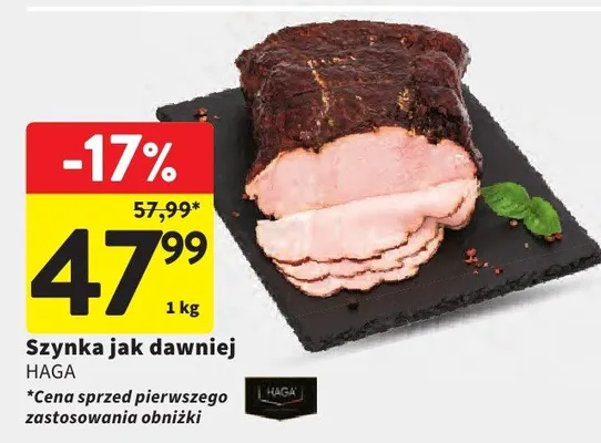 Szynka jak dawniej Haga promocja w Intermarche