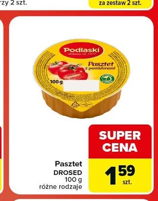 Pasztet Podlaski Drosed promocja w Carrefour Market