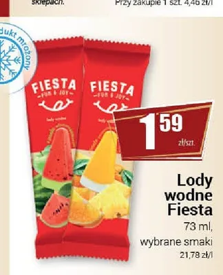 Lody wodne Fiesta arbuzowe promocja w Premium Nasz Sklep