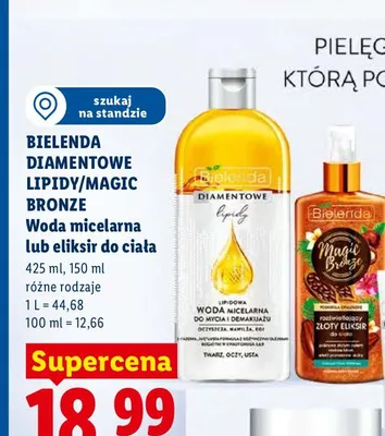 Woda micelarna Bielenda Diamentowe Lipidy promocja w Lidl