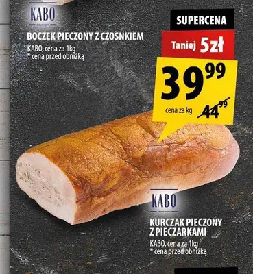 Kurczak pieczony z pieczarkami Kabo promocja w Arhelan