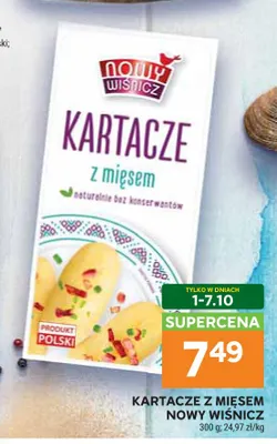 Kartacze z mięsem Nowy Wiśnicz promocja w Stokrotka