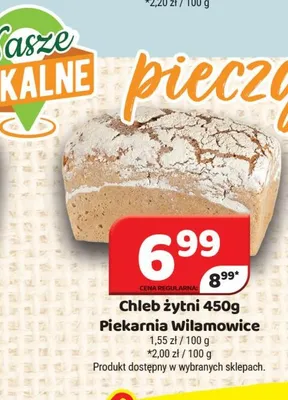 Chleb żytni Piekarnia Wilamowice promocja w Delfin
