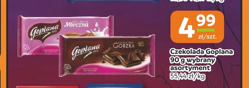 Czekolada Goplana promocja w Społem Częstochowa
