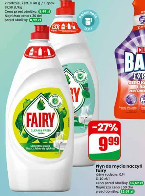 Płyn do mycia naczyń różne rodzaje promocja w Dino