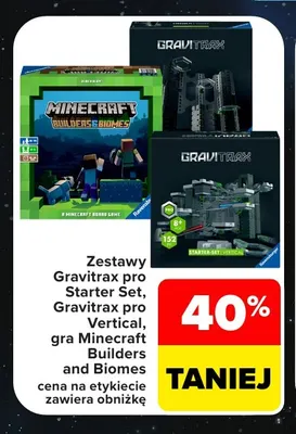 Gra Minecraft Builders and Biomes promocja w Carrefour