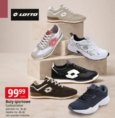 Buty damskie/męskie Lotto Fashioncenter roz. 36-46 promocja w Leclerc