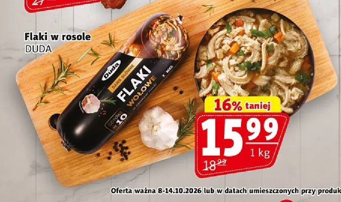 Flaki w rosole Duda promocja w Prim Market