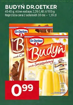 Budyń Dr.Oetker 40-45g promocja w Stokrotka