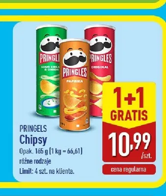 Chipsy Pringles promocja w Aldi