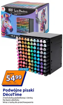 Podwójne pisaki DécoTime 100-pak promocja w Action