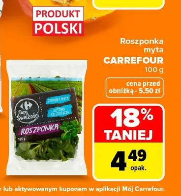 Roszponka myta Carrefour promocja w Carrefour