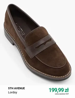 Buty damskie lordsy 5th Avenue promocja w Deichmann