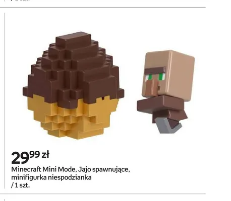 Minecraft Mini Mode jajo spawnujące minifigurka niespodzianka promocja w Empik