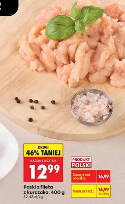 Paski z fileta z kurczaka promocja w Biedronka