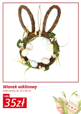 Wianek wiklinowy promocja w KiK
