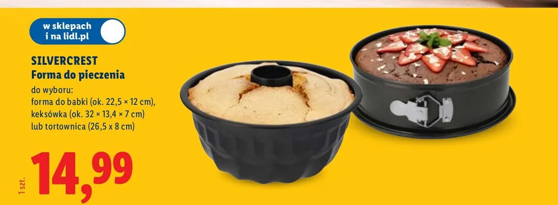 Forma do pieczenia promocja w Lidl