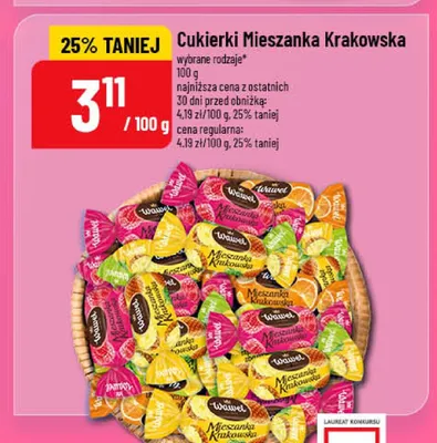 Cukierki Mieszanka Krakowska Wawel promocja w POLOmarket