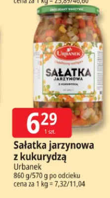 Sałatka jarzynowa z kukurydzą promocja w Leclerc