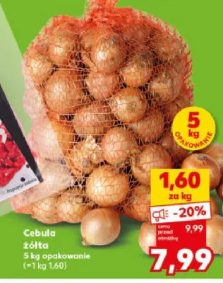 Cebula żółta promocja w Kaufland