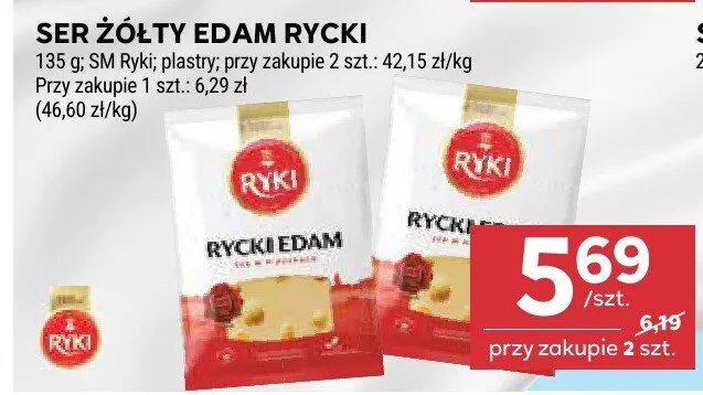 Ser żółty plastry promocja w Stokrotka