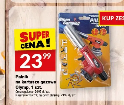Palnik na kartusze gazowe Olymp promocja w Twój Market