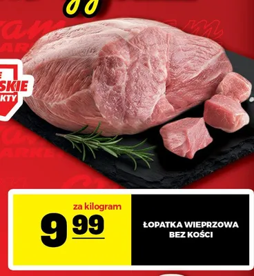 Łopatka wieprzowa bez kości promocja w Gram Market
