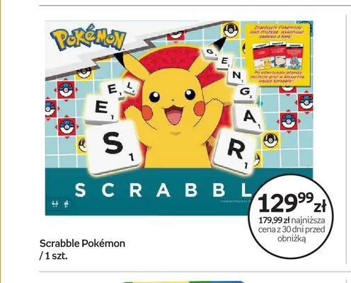 Gra Scrabble Pokémon promocja w Empik