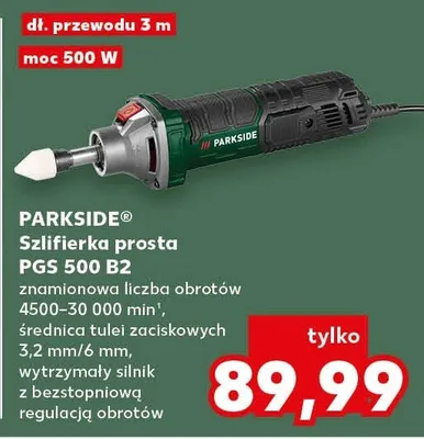 Szlifierka prosta PGS 500 B2 promocja w Kaufland