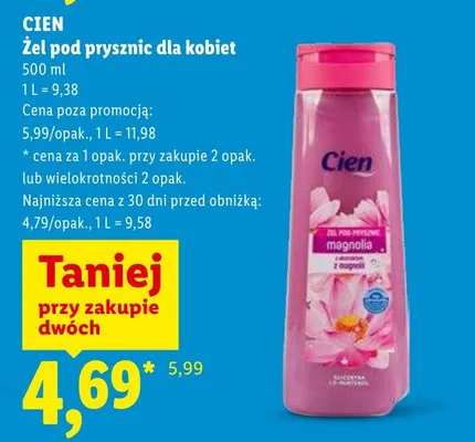 Żel pod prysznic dla kobiet Cien magnolia promocja w Lidl