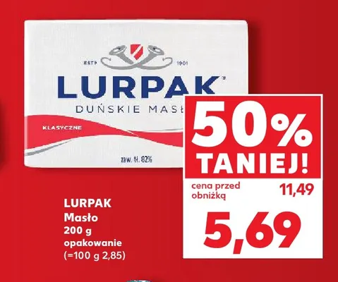 Masło Lurpak promocja w Kaufland
