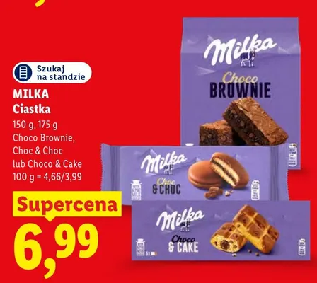 Ciastka Choco & Cake Milka promocja w Lidl